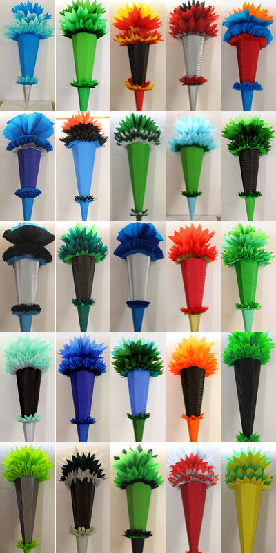 SCHULTÜTE ZUCKERTÜTE OHNE BUCHSTABEN !! Rohling70 85 100cm farblich pass. Ranzen