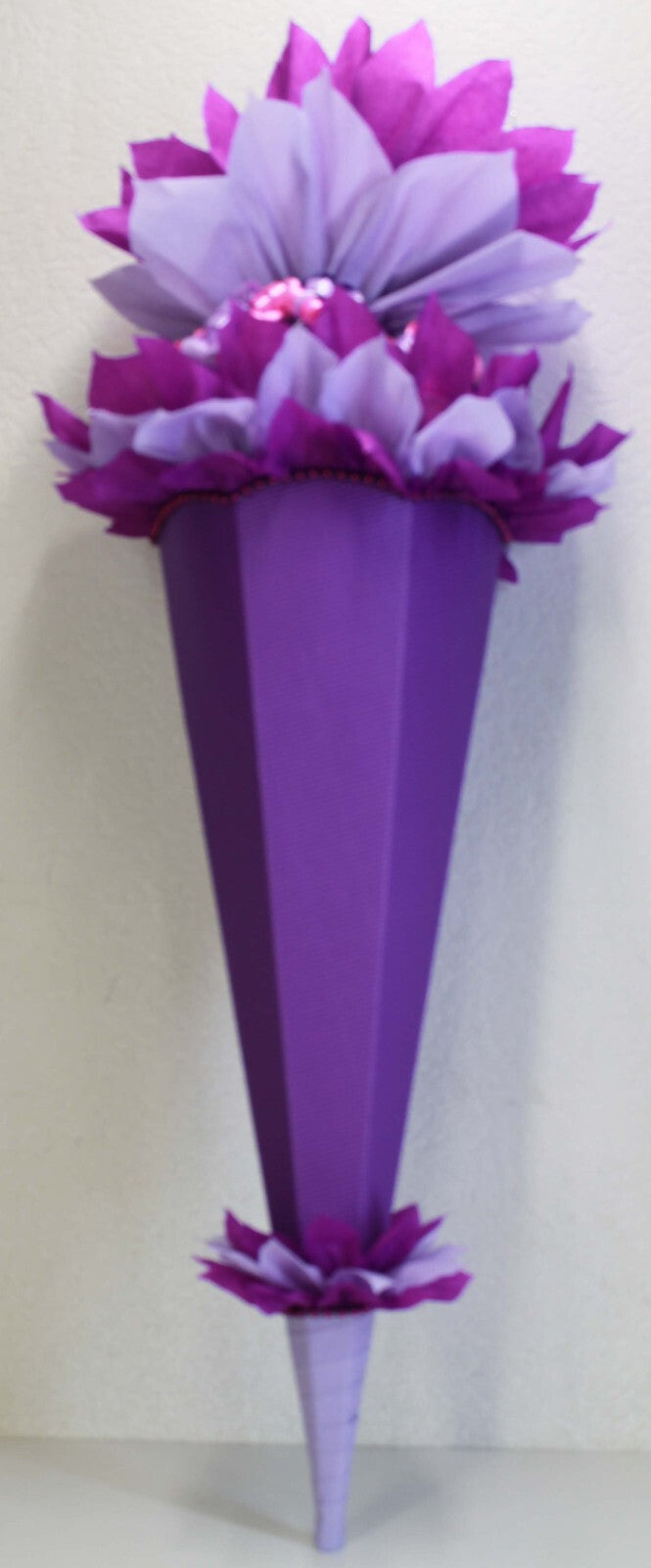 SCHULTÜTE ZUCKERTÜTE OHNE BUCHSTABEN Rohling 40 70 75 80 85 90 100cm 1m Mädchen