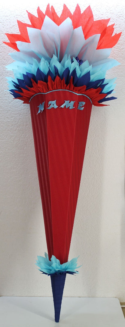 SCHULTÜTE ZUCKERTÜTE OHNE BUCHSTABEN ! Rohling 4070 80 85 90 100cm JUNGE MÄDCHEN