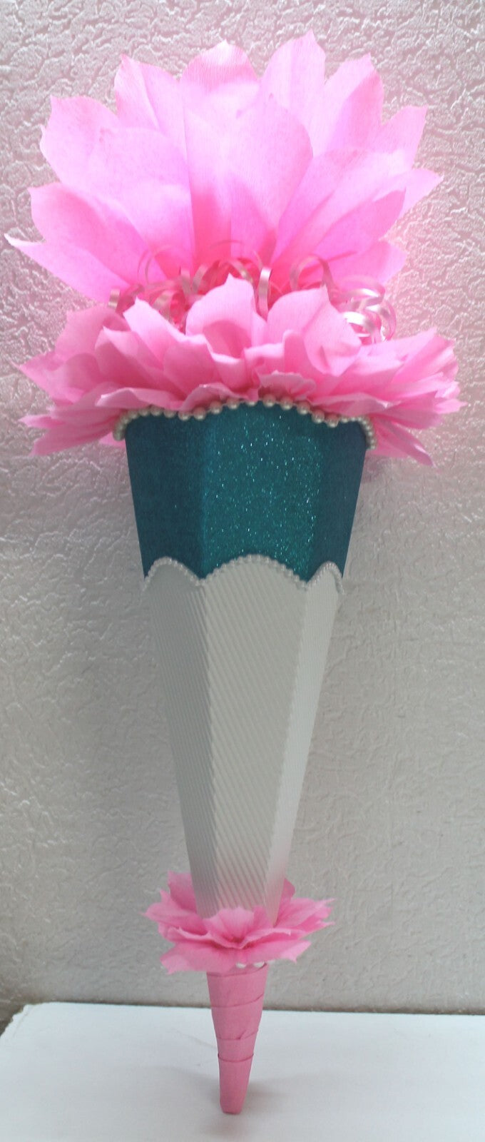 SCHULTÜTE ZUCKERTÜTE OHNE BUCHSTABEN ! Rohling 70 75 80 85 cm Mädchen GLITZER