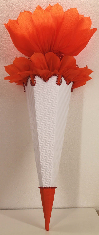 SCHULTÜTE ZUCKERTÜTE OHNE BUCHSTABEN Rohling 40 70 75 80 85 90 100cm 1m Mädchen