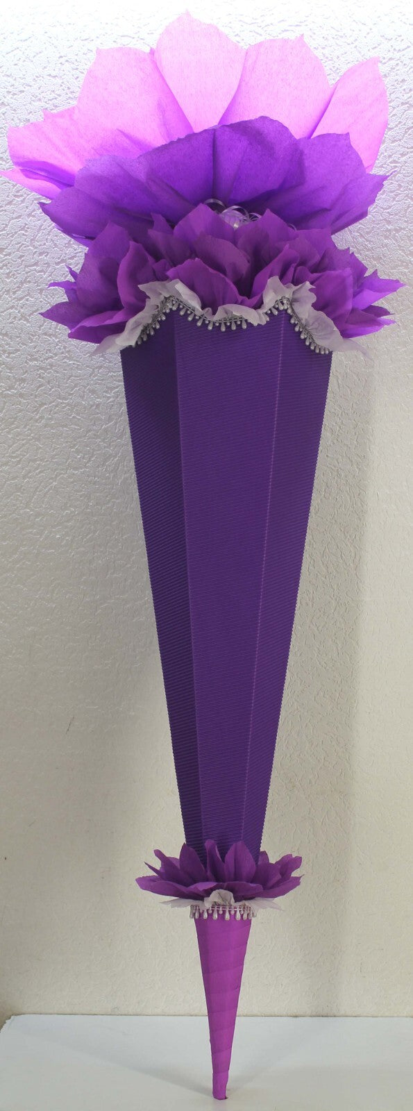 SCHULTÜTE ZUCKERTÜTE OHNE BUCHSTABEN !! Rohling40 70 75 80 85 90 100cm Mädchen