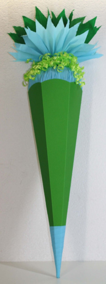 SCHULTÜTE ZUCKERTÜTE OHNE BUCHSTABEN Rohling70 85 1m farblich passend Tornister