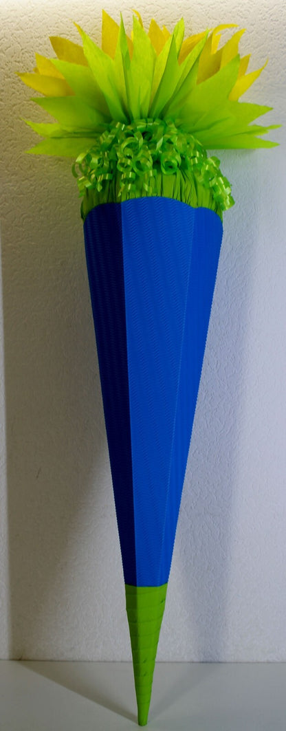 SCHULTÜTE ZUCKERTÜTE OHNE BUCHSTABEN Rohling70 85 100 farblich pass.Schulranzen