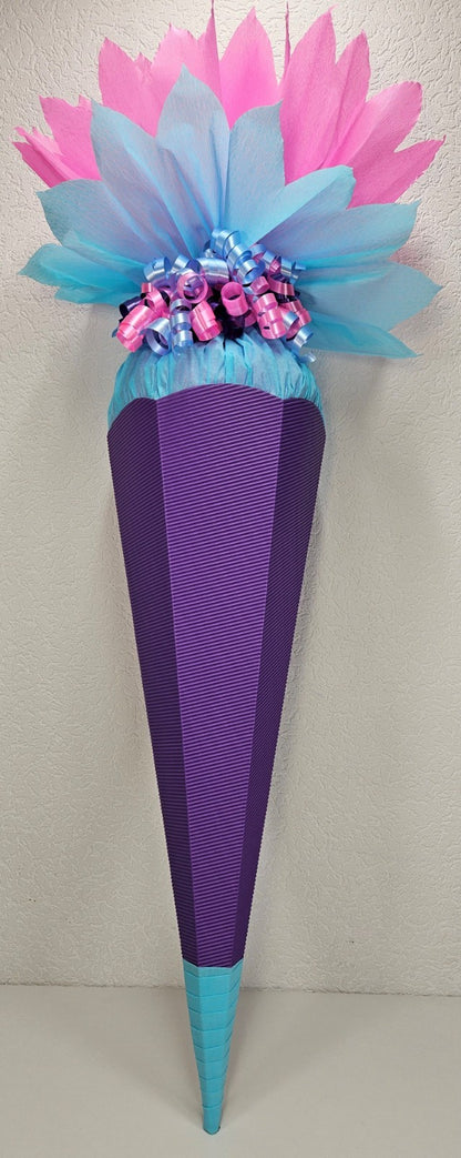 SCHULTÜTE ZUCKERTÜTE OHNE BUCHSTABEN KORPUS 8085 100 farblich passend SCHULMAPPE