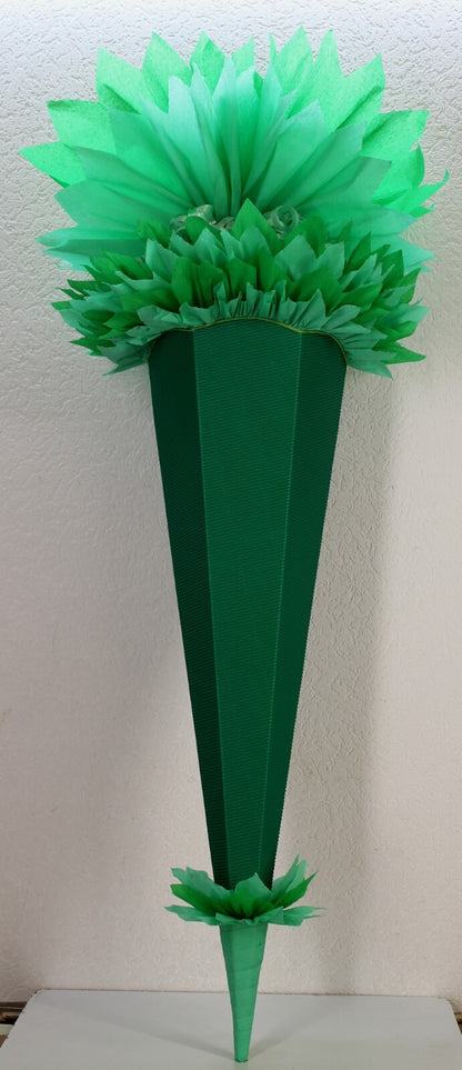 SCHULTÜTE ZUCKERTÜTE OHNE BUCHSTABEN !! Rohling 40 70 75 80 85 90 100cm/1m JUNGS