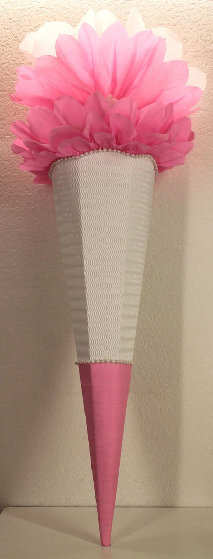 SCHULTÜTE ZUCKERTÜTE OHNE BUCHSTABEN Rohling 40 70 75 80 85 90 100cm 1m Mädchen