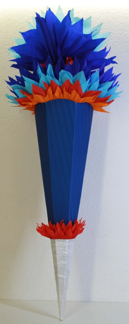 SCHULTÜTE ZUCKERTÜTE OHNE BUCHSTABEN ! Rohling 4070 80 85 90 100cm JUNGE MÄDCHEN