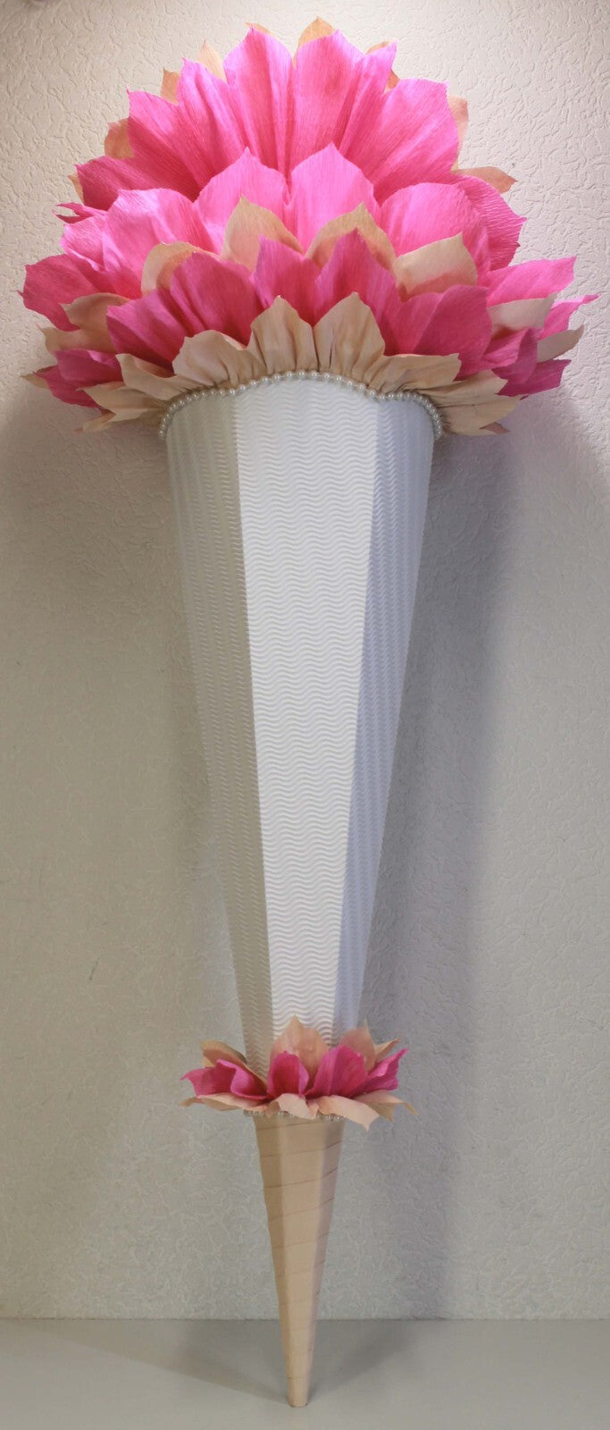 SCHULTÜTE ZUCKERTÜTE OHNE BUCHSTABEN !! Rohling 40 70 75 80 85 90 100cm Mädchen