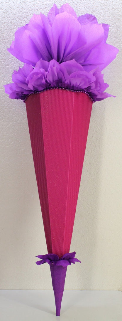 SCHULTÜTE ZUCKERTÜTE OHNE BUCHSTABEN  !! Rohling 40 70 75 80 85 90 100cm / 1m 