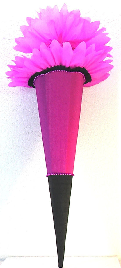SCHULTÜTE ZUCKERTÜTE OHNE BUCHSTABEN Rohling 40 70 75 80 85 90 100cm 1m Mädchen