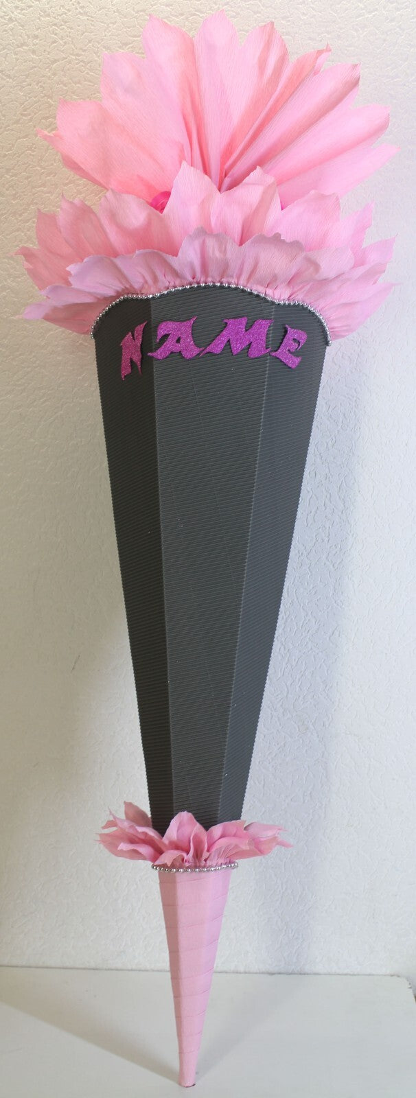 SCHULTÜTE ZUCKERTÜTE OHNE BUCHSTABEN !! Rohling 40 70 75 80 85 90 100cm Mädchen
