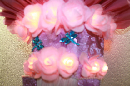 SCHULTÜTE ZUCKERTÜTE Eiskönigin für MÄDCHEN EINSCHULUNG 2025 rosa pastellrosa eisblau