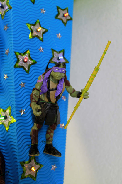 SCHULTÜTE ZUCKERTÜTE Ninja Turtles Rohling 80cm Jungs blau grün
