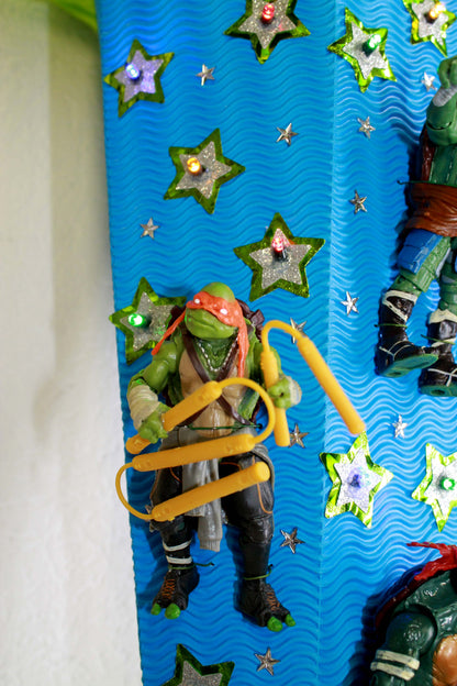 SCHULTÜTE ZUCKERTÜTE Ninja Turtles Rohling 80cm Jungs blau grün