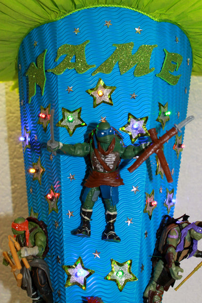 SCHULTÜTE ZUCKERTÜTE Ninja Turtles Rohling 80cm Jungs blau grün