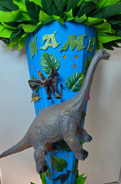 SCHULTÜTE ZUCKERTÜTE Dinosaurier Dinos für Jungs blau grün dunkelgrün