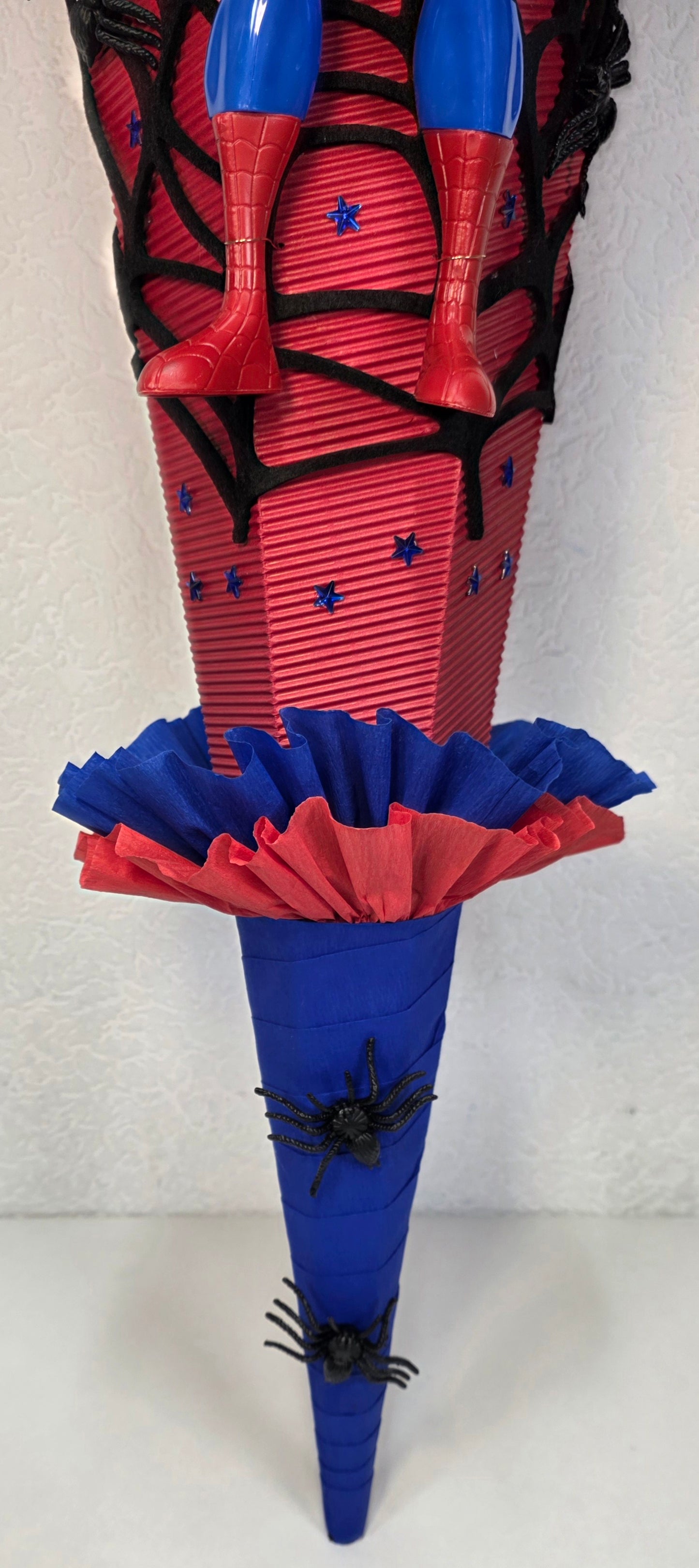 XXL SCHULTÜTE ZUCKERTÜTE Spiderman Jungs rot blau
