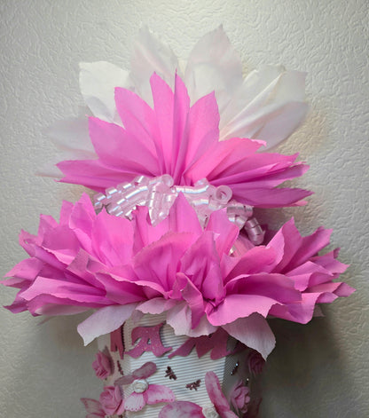 SCHULTÜTE ZUCKERTÜTE EINHORN für MÄDCHEN EINSCHULUNG in weiß rosa