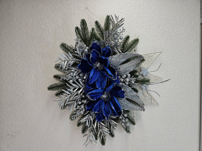 Dekor Stern Weihnachtsgesteck, Weihnachtsdeko, Adventsgesteck, Wandgeschenk