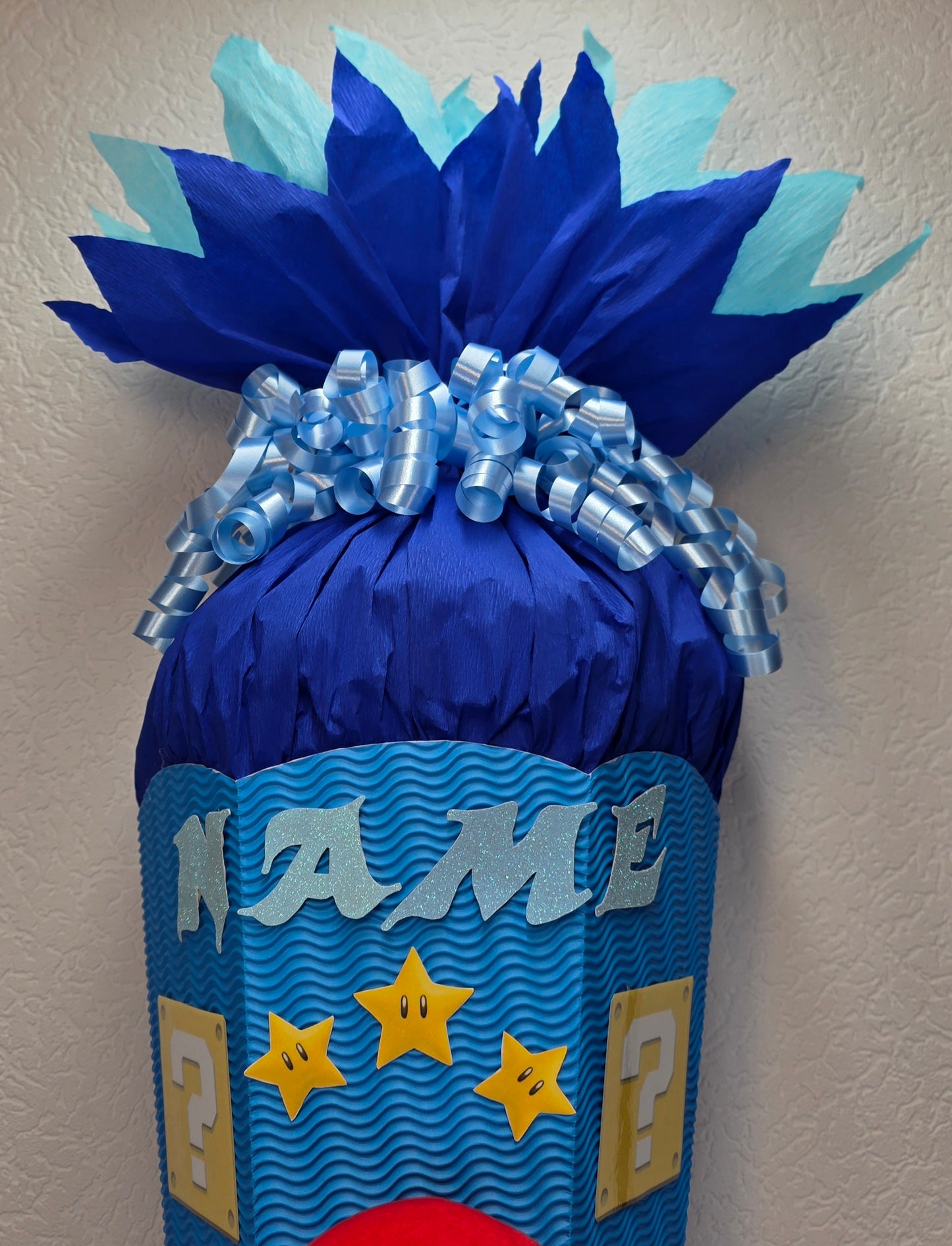 SCHULTÜTE ZUCKERTÜTE Super Mario Jungs dunkelblau blau hellblau