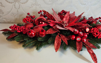 Weihnachtsgesteck + Adventsgesteck, Kamingesteck, Chrismes, Rehe, Weihnachtsdeko Weihnachtsblumen Tischdekor, Tischgesteck, Winterdekor,Advent